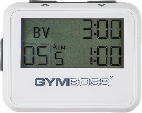 Miniatura 2 de Gymboss Temporizador de intervalos y cronómetro - BlancoGris Brillo