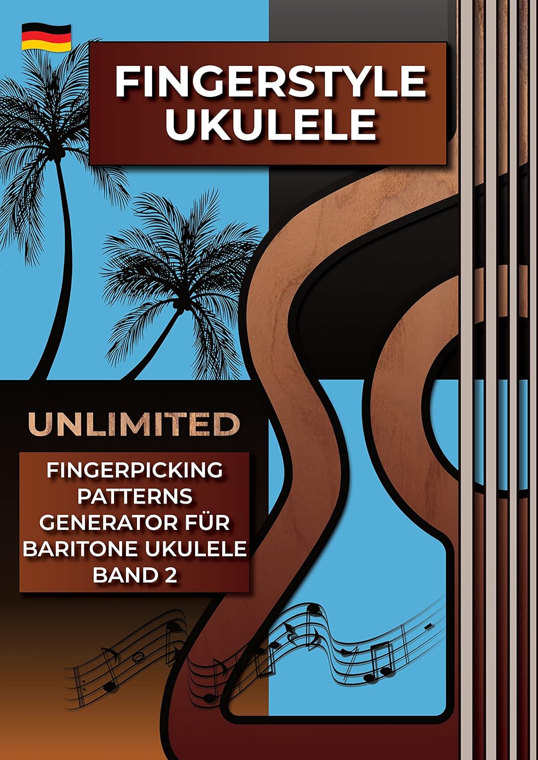 Fingerstyle Ukulele. Unlimited Fingerpicking Patterns Generator für