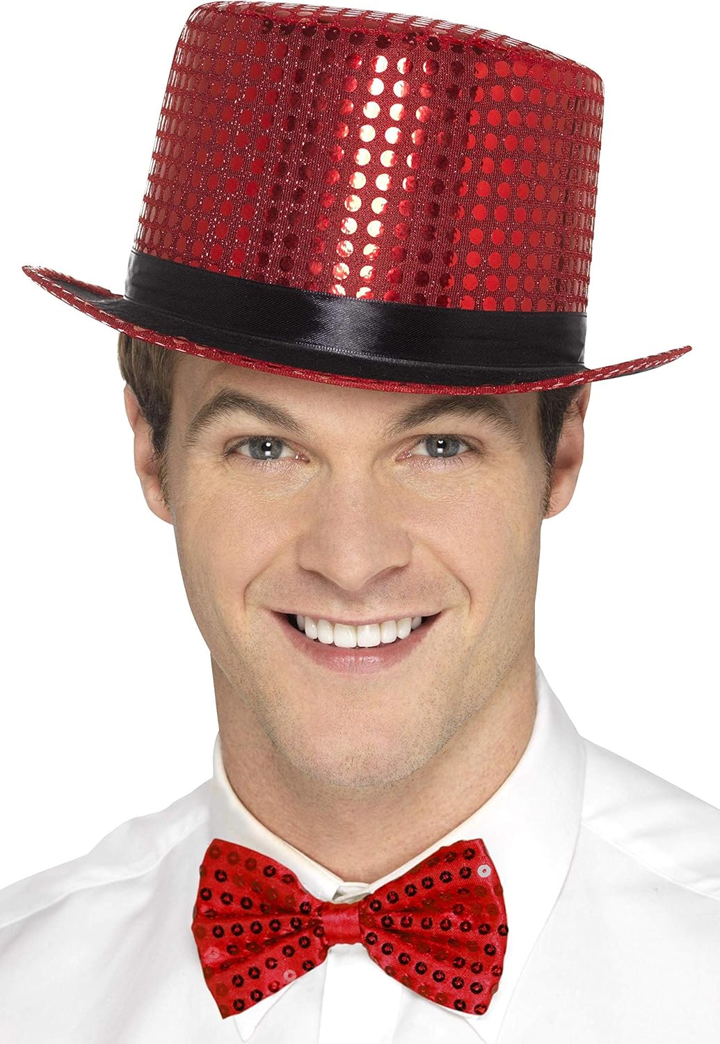 Smiffys 48261 Sequin Top Hat (One Size) Amazon.co.uk Toys & Games