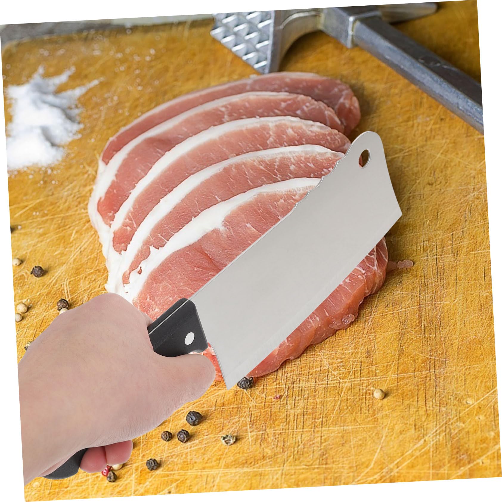 OUNONA 1 Set Stainless Steel Kitchen Knives Set Cutlery with Handles Easy to Clean for Chefs Home Cooks Versatile Kitchen Gadget Set