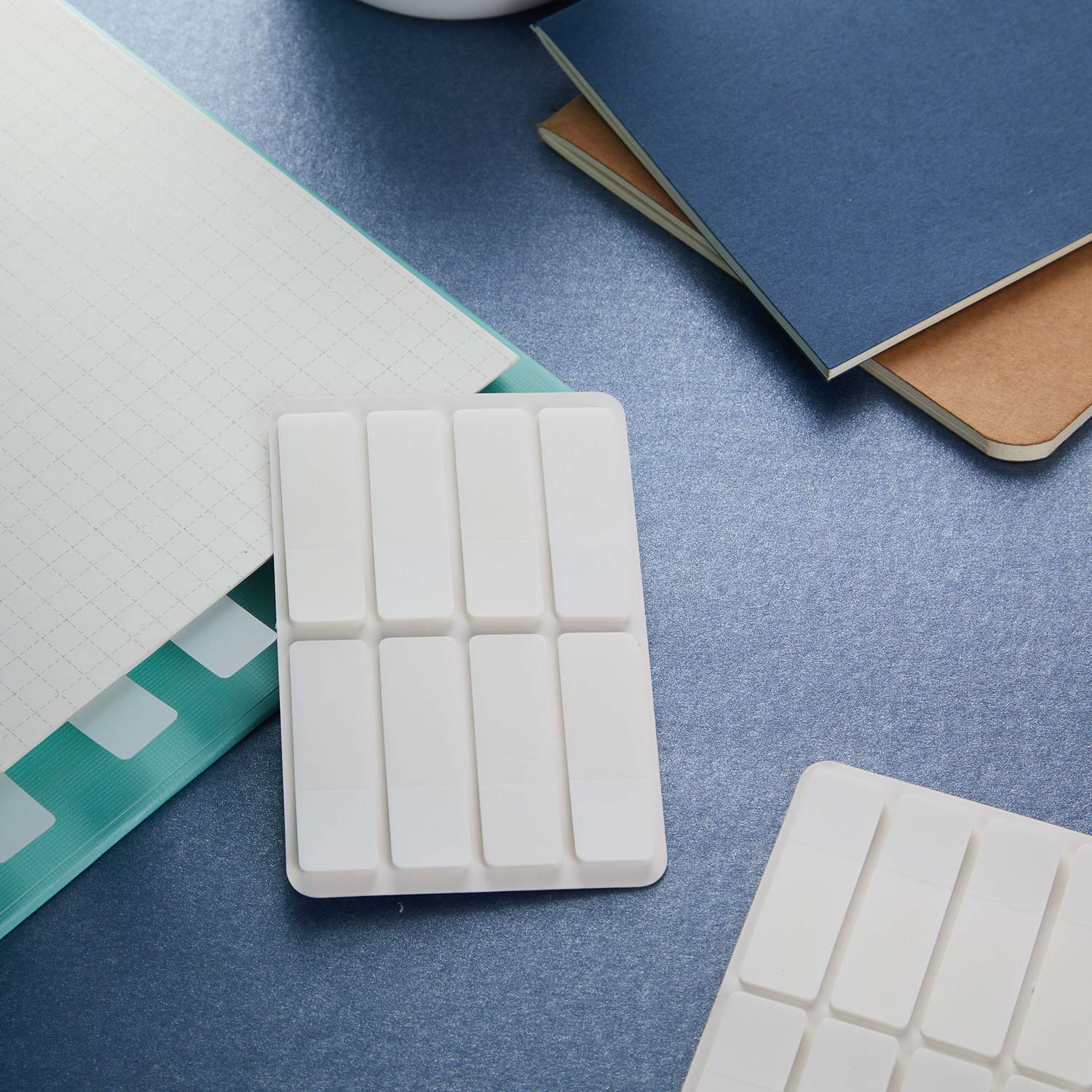 Sticky Index Tabs Page Marker White Sticky Tabs Pop up Page Flags Writable and Clear Book Tabs for Page Marker 1.6 x 0.5 Inch (800 Pieces) - Image 6