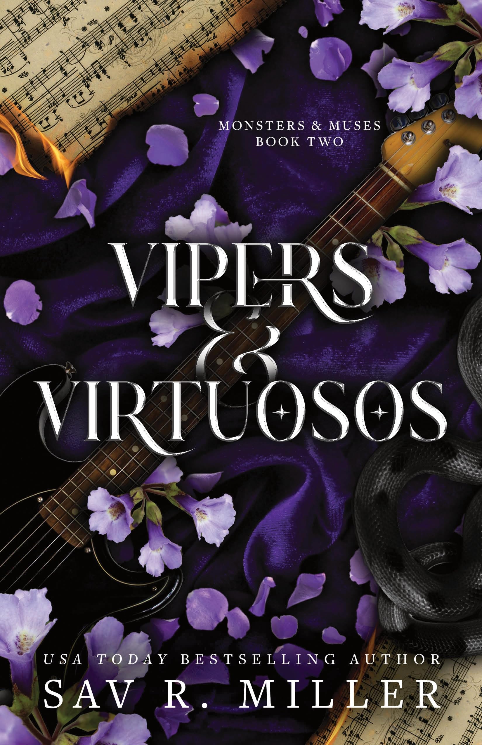 Vipers and Virtuosos: A Dark and Spicy Rockstar Romance Based on Orpheus and Eurydice (Monsters & Muses)