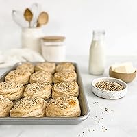 Vista 8 de Juego de moldes de lámina de media hoja de USA Pan Bakeware, 2 láminas de acero aluminizado