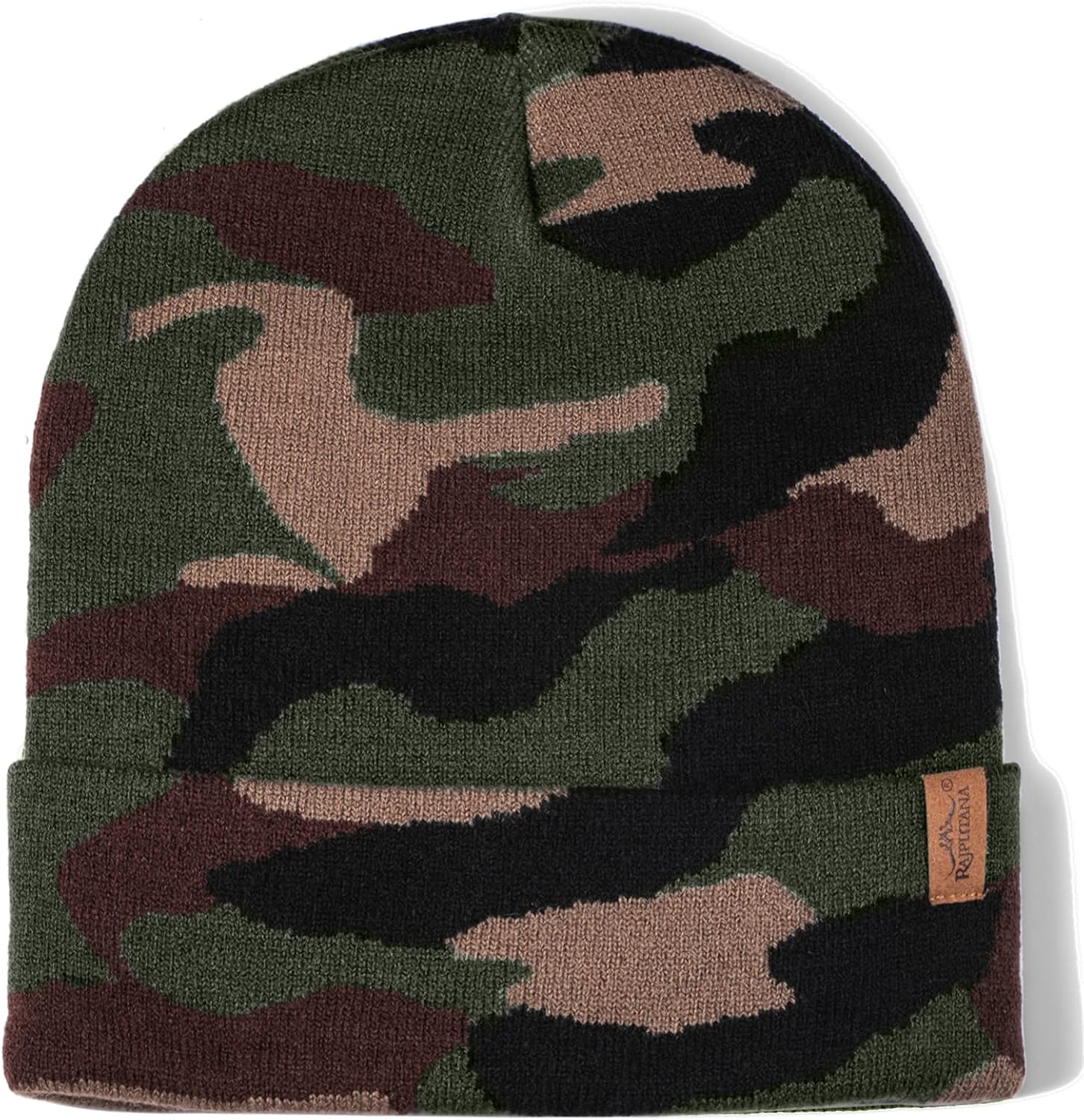 Rajputana 1 & 2 Packs Unisex Knit Winter Beanie Hats Cap Set for Men and Women