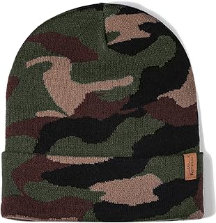1 & 2 Packs Unisex Knit Winter Beanie Hats Cap Set for Men and Women