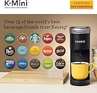 Vista 9 de Cafetera Keurig K-Mini, certificada reacondicionada, negra (Renovada)