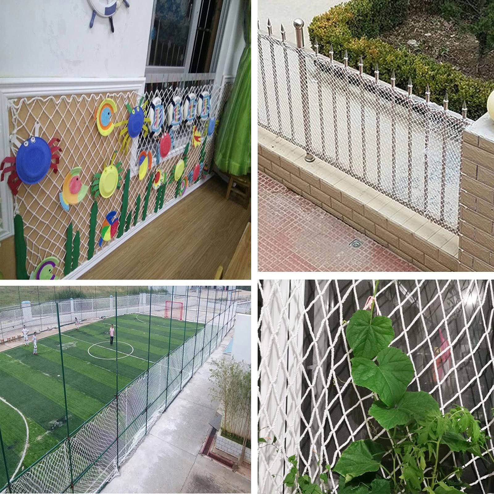 Sicherheitsnetz für Kinder Balkongeländer Treppe Anti-Fall-Sicherheitsnetz für Kinder Zaunnetz Außengeländer-Sicherheitsnetz Treppenbalkon-Sicherheitsnetz