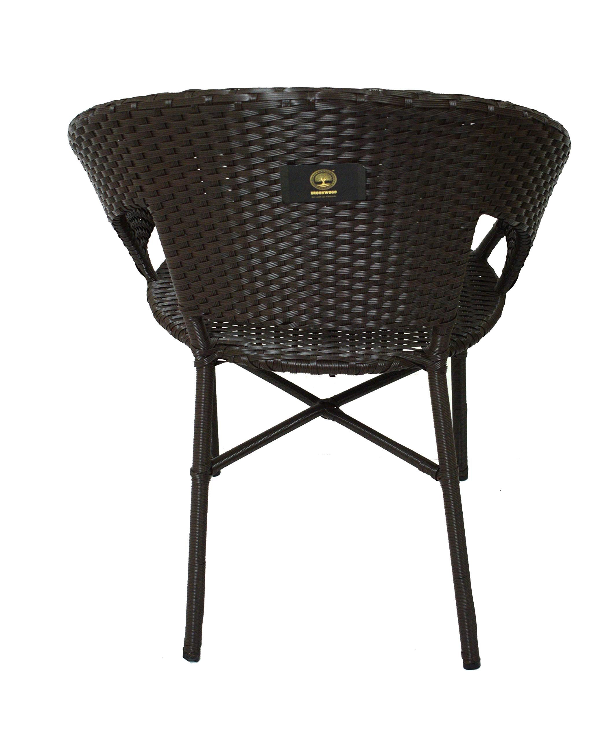Brookwood - Outdoor Furniture Patio Set - Dark Brown (1 Chair) 2