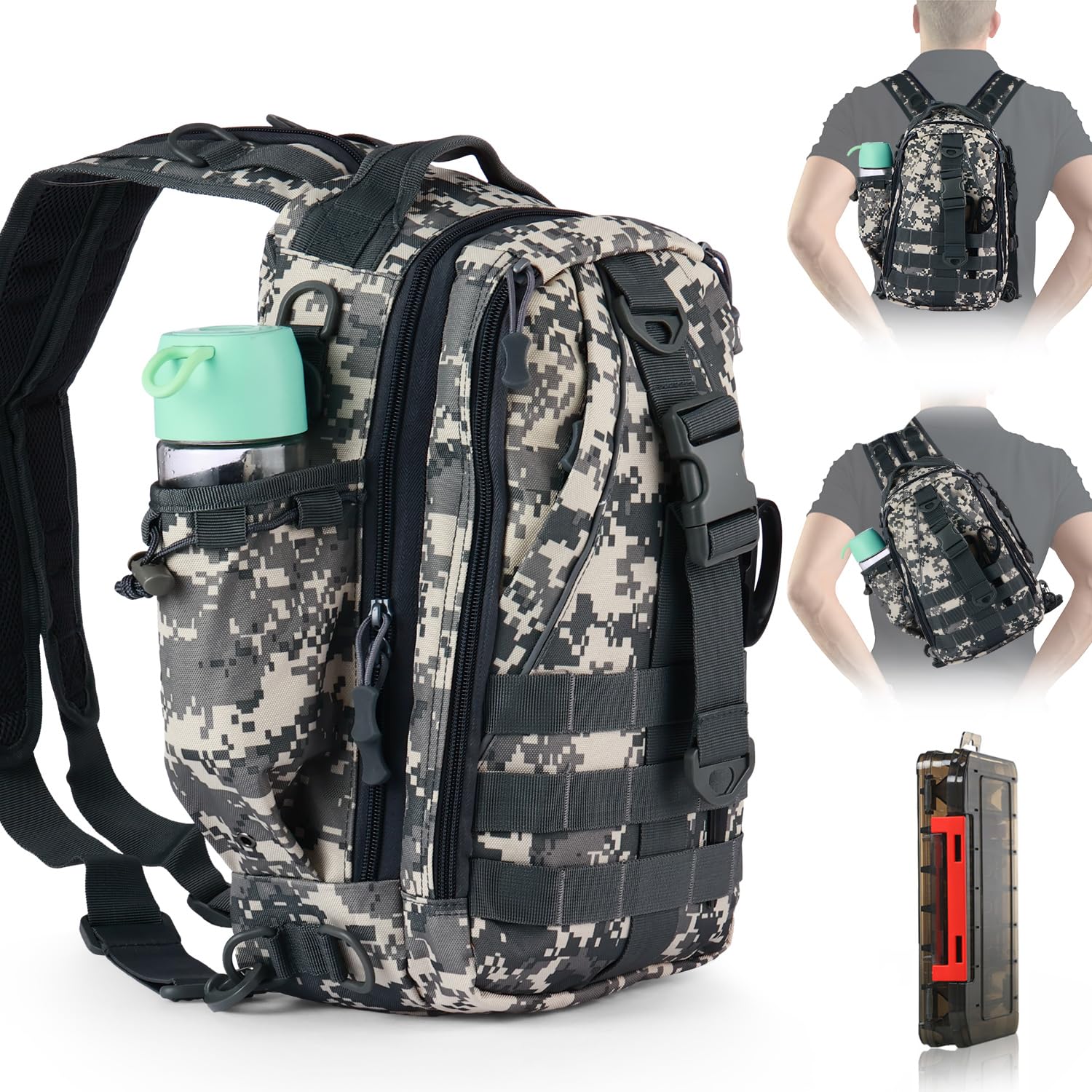 Fishing Tackle Osage River Camo Fishing Backpack Holds Tackle