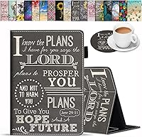 Vista 22 de Funda para tableta Yaxa Kindle Fire HD 8 y Fire HD 8 Plus (12ª/10ª generación, versión 2022/2020) – Funda de piel sintética de alta calidad