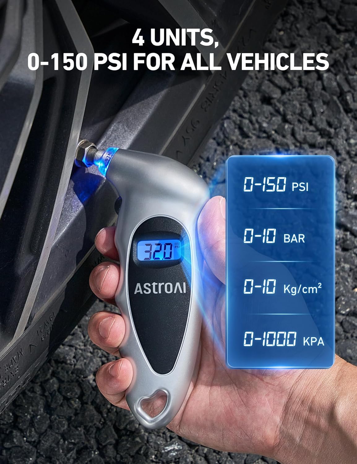 Get Accurate Readings: AstroAI Digital Tire Pressure Gauge Review