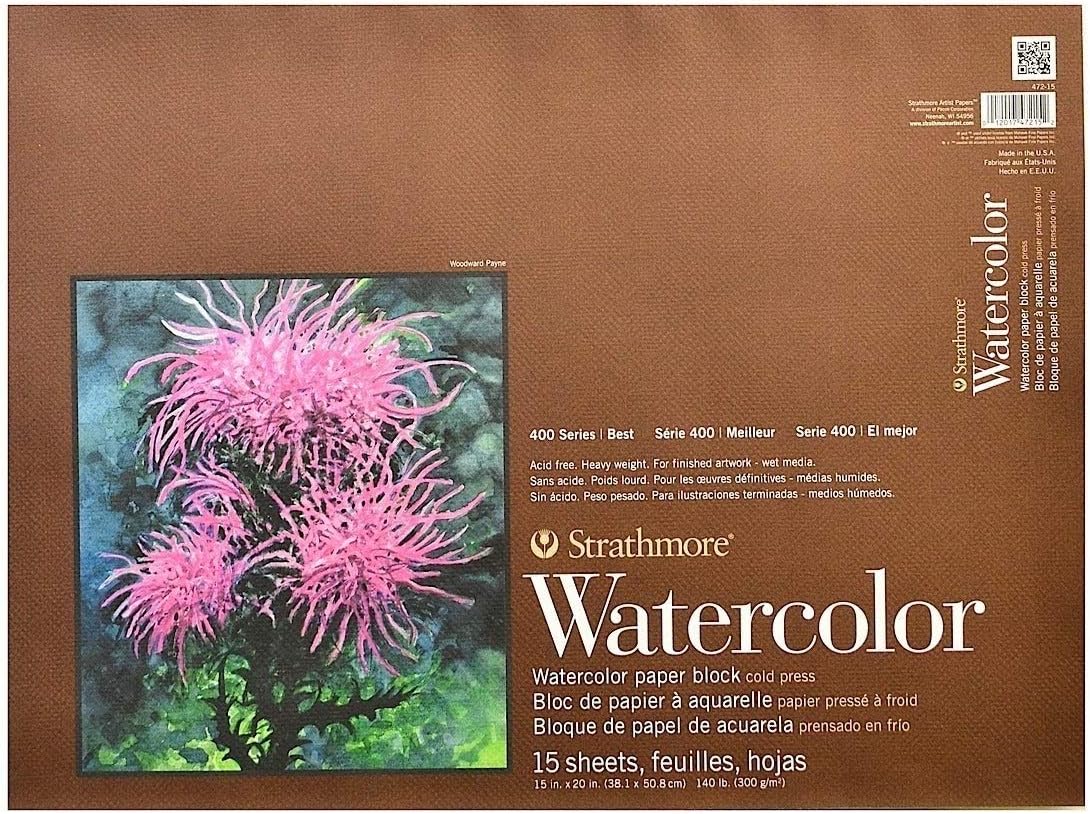 Arches Watercolor Paper 140 lb. cold press white 22 in. x