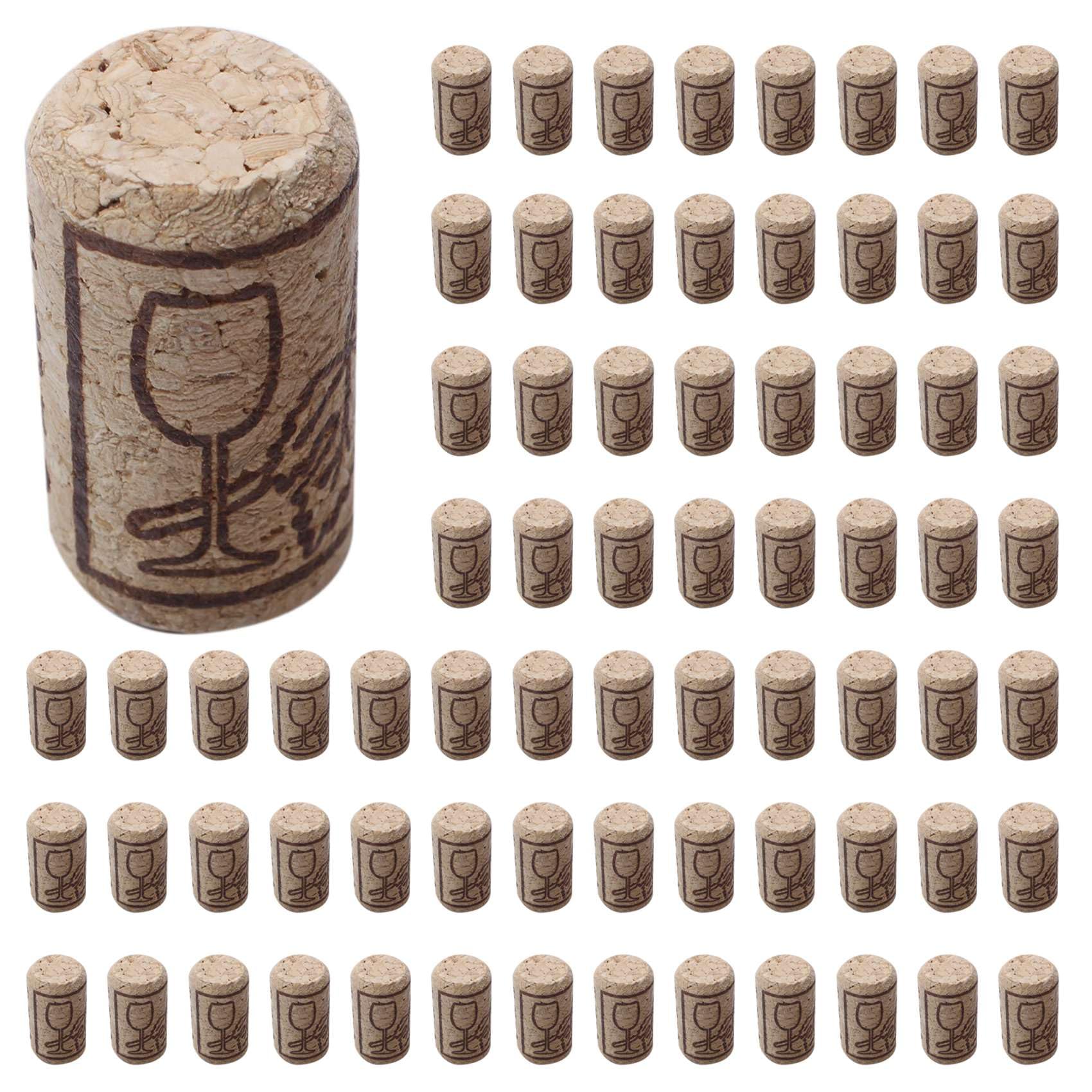 Hndhbfgrt 400Pcs Wine Cork Reusable Functional Portable Sealing Wine Cork Wine Bottle Cover for Bottles Wine
