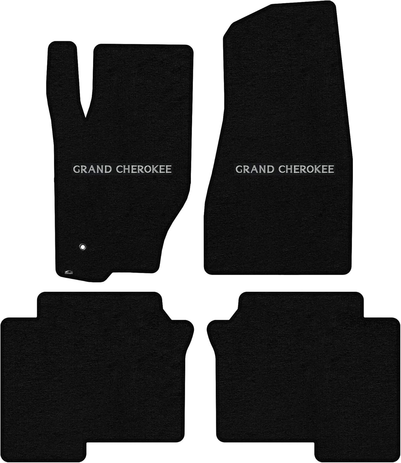 Lloyd Mats Custom-Fit Carpeted Floor Mats Premium Luxury Car Floor Liners for Jeep Grand Cherokee 2009-2010 (Black, Cargo - Grill)