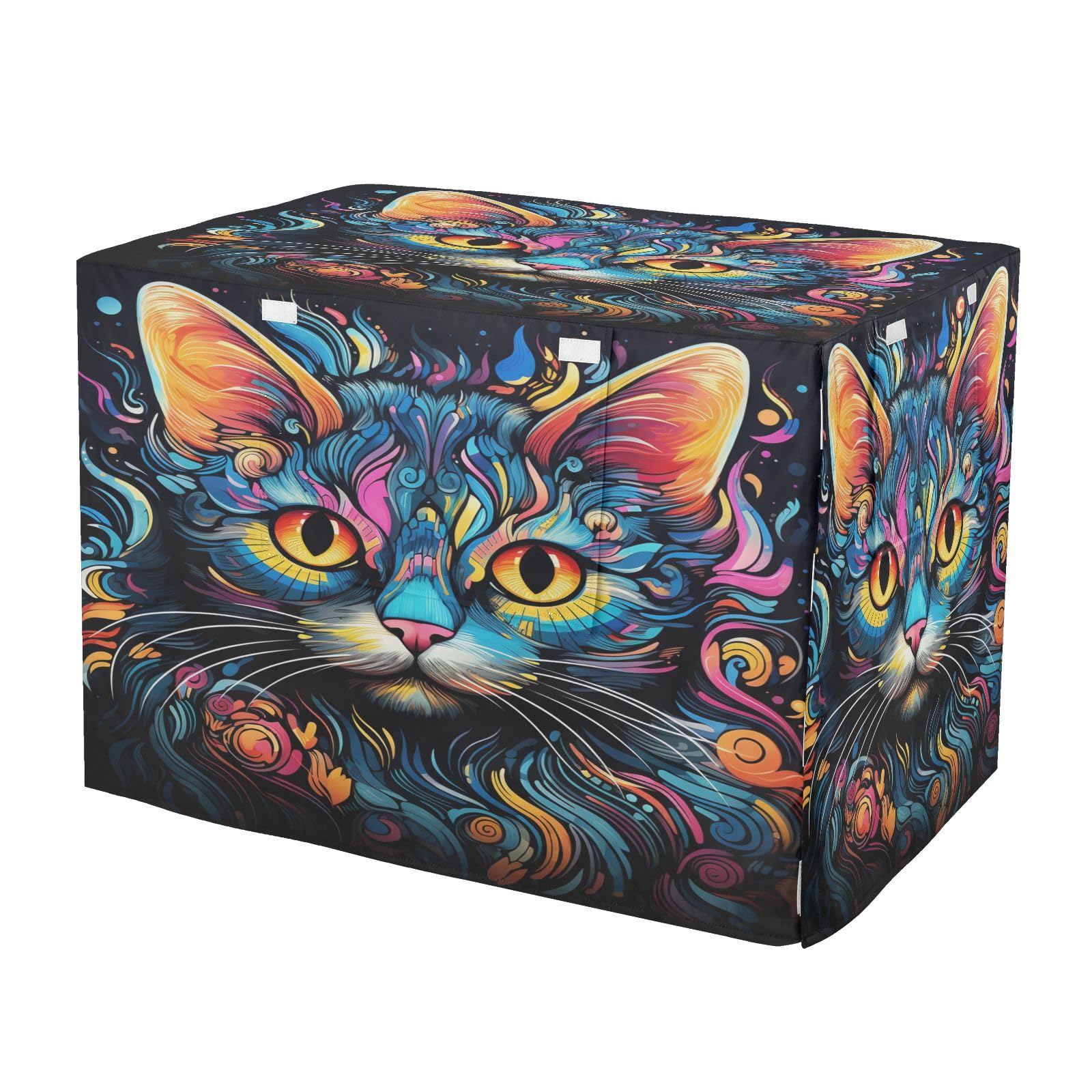 Housse pour cage chien et chat idéale pour les cages d'intérieur d'extérieur