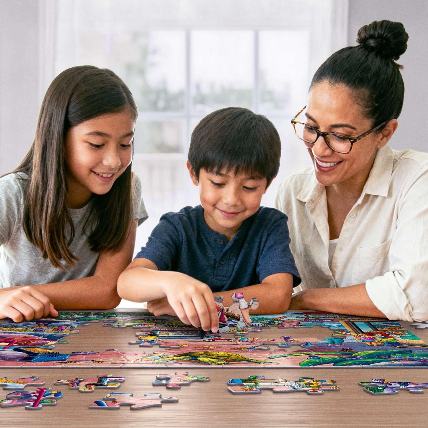 Boardwalk Puzzles The Zoo, 100 Piece Jigsaw Puzzle, Made in USA