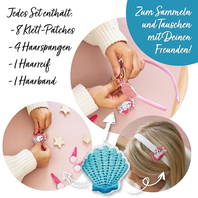Foto 5 de 7 de Papierdrachen Juego de accesorios para el pelo - Diadema de velcro