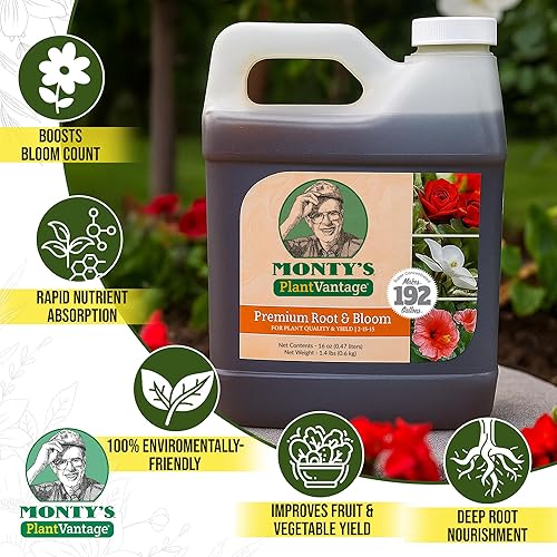 Miniatura 3 de PlantVantage Root & Bloom Fertilizante – Fórmula súper concentrada para raíces fuertes y vibrantes – Ideal para árboles, arbustos, flores y verduras