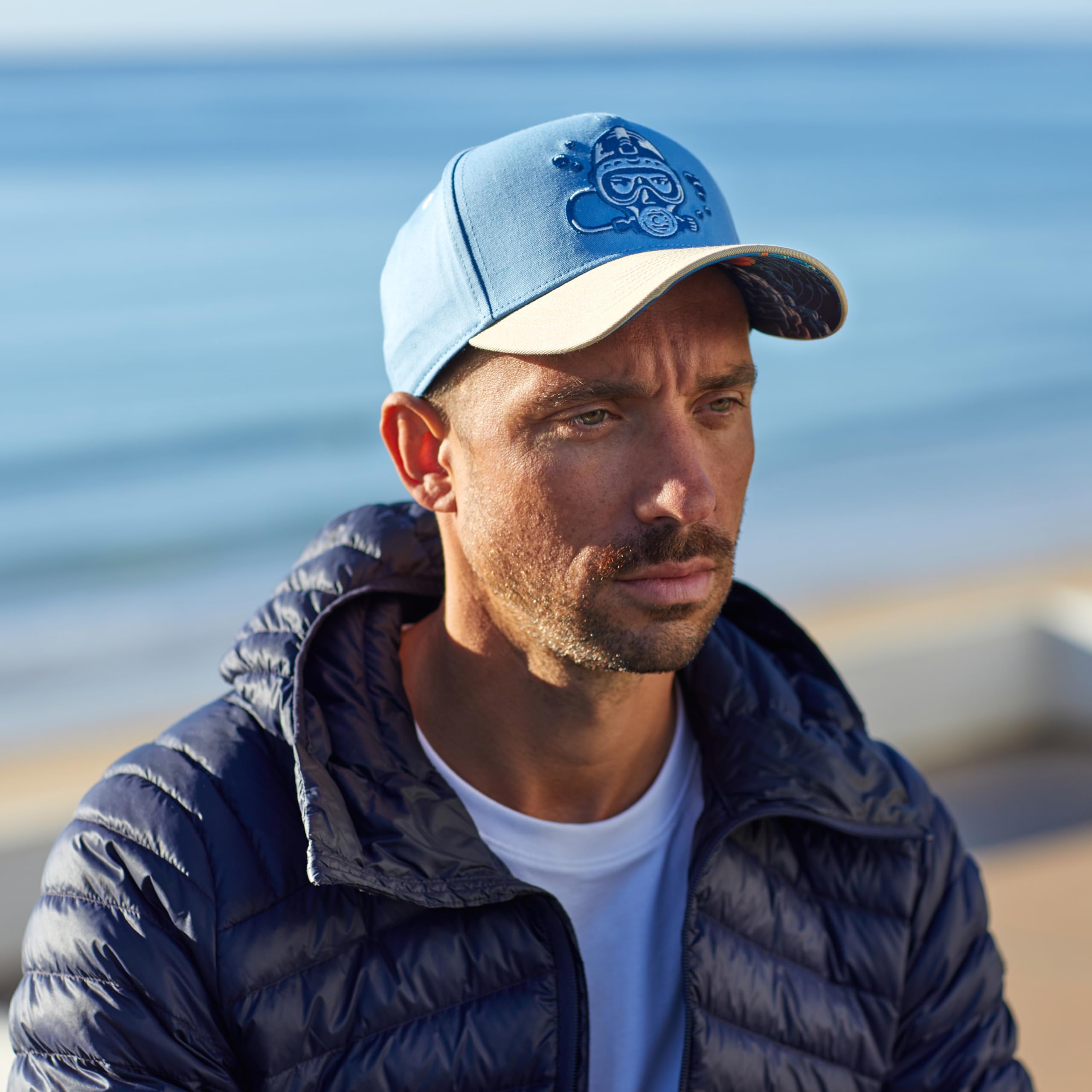 Cadency® Gorra de béisbol para hombre y mujer, color azul, unisex, tamaño ajustable, azul, Talla única
