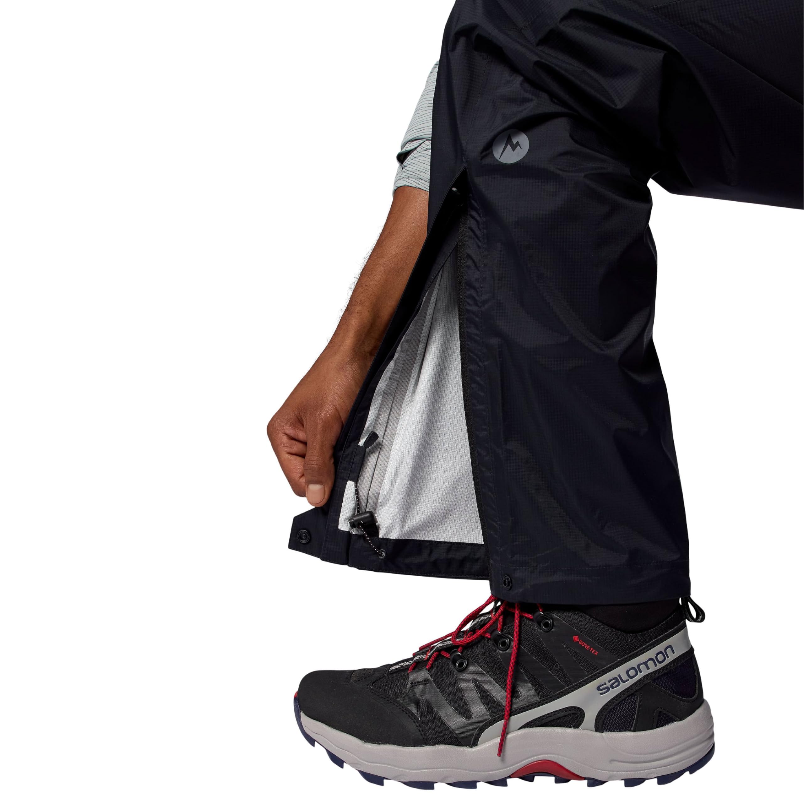 Marmot Herren wasserdichte Hose, atmungsaktive Überziehhose, leichte Regenhose, Winddichte Trekkinghose, ideal für Wandern Precip Evo Pant
