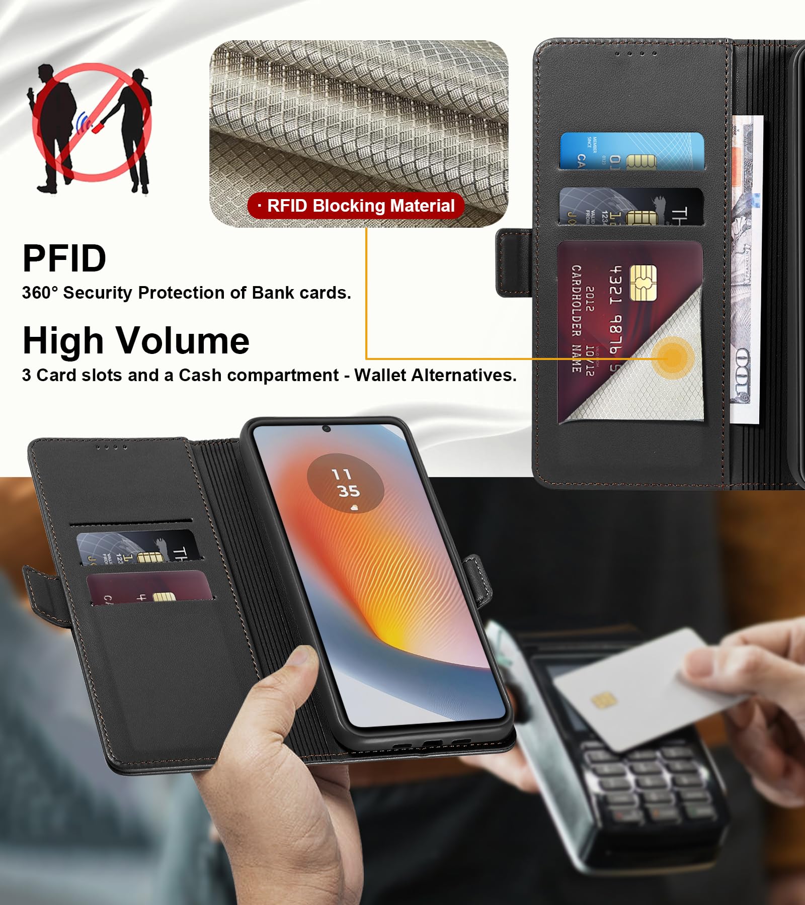 Custodia a libro Mandala per Motorola Edge 50 Fusion Viola | imoshion
