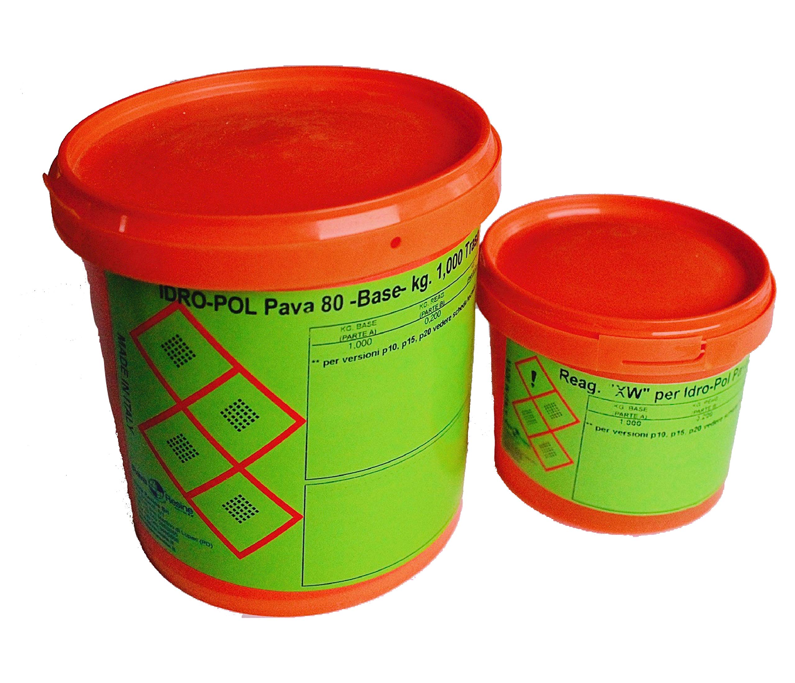 IDROPOL PAVA 80 SATINATO Kg. 1,200 B+R, FORMULATO BI-COMPONENTE TRASPARENTE ADDATTO ALLA REALIZZAZIONE DI STRATI FINALI SATINATI,RESINA POLIURETANICA IN EMULSIONE ACQUOSA