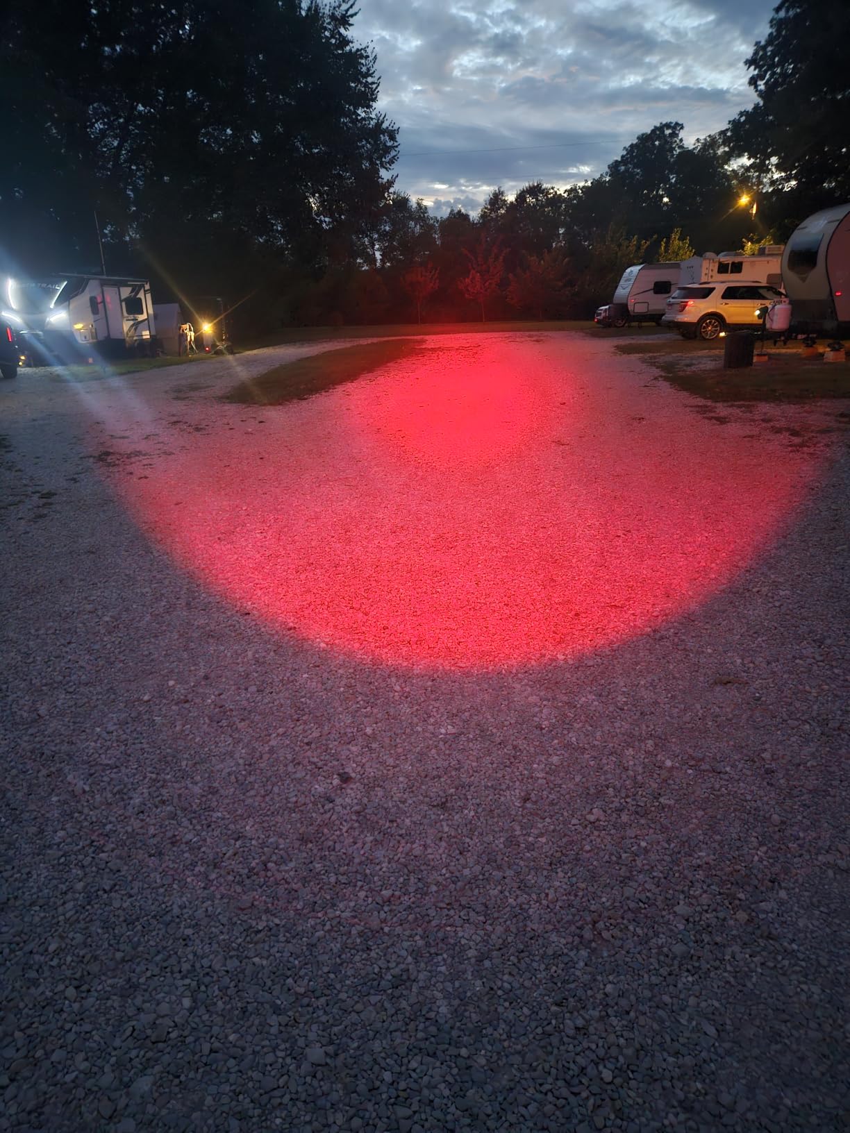 UltraFire® WF-501RX Red LED Rechargeable Flashlight