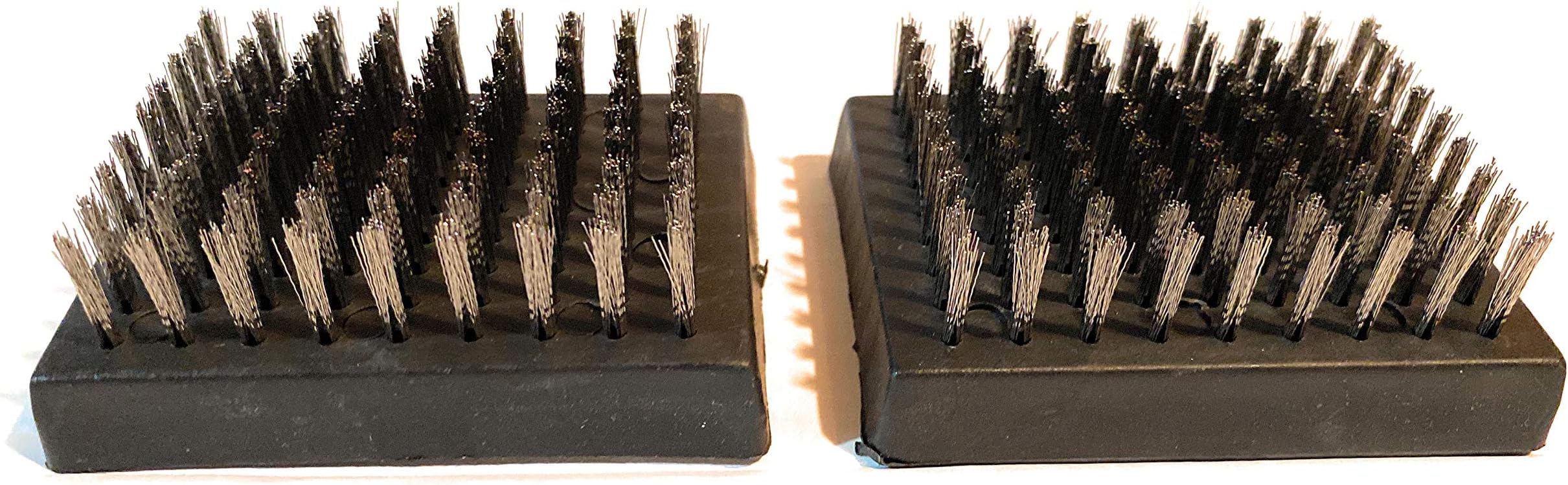 2 Pack - 2 Replacement Stainless Steel Wire Brush Heads - Replacement SS Grill Brush by Atwood Living Products