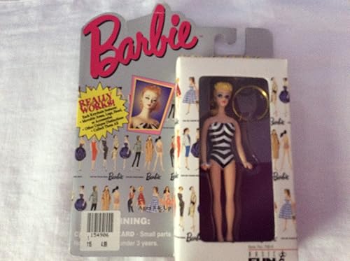 Barbie original de 4 pulgadas introducida en 1959 llavero de moda