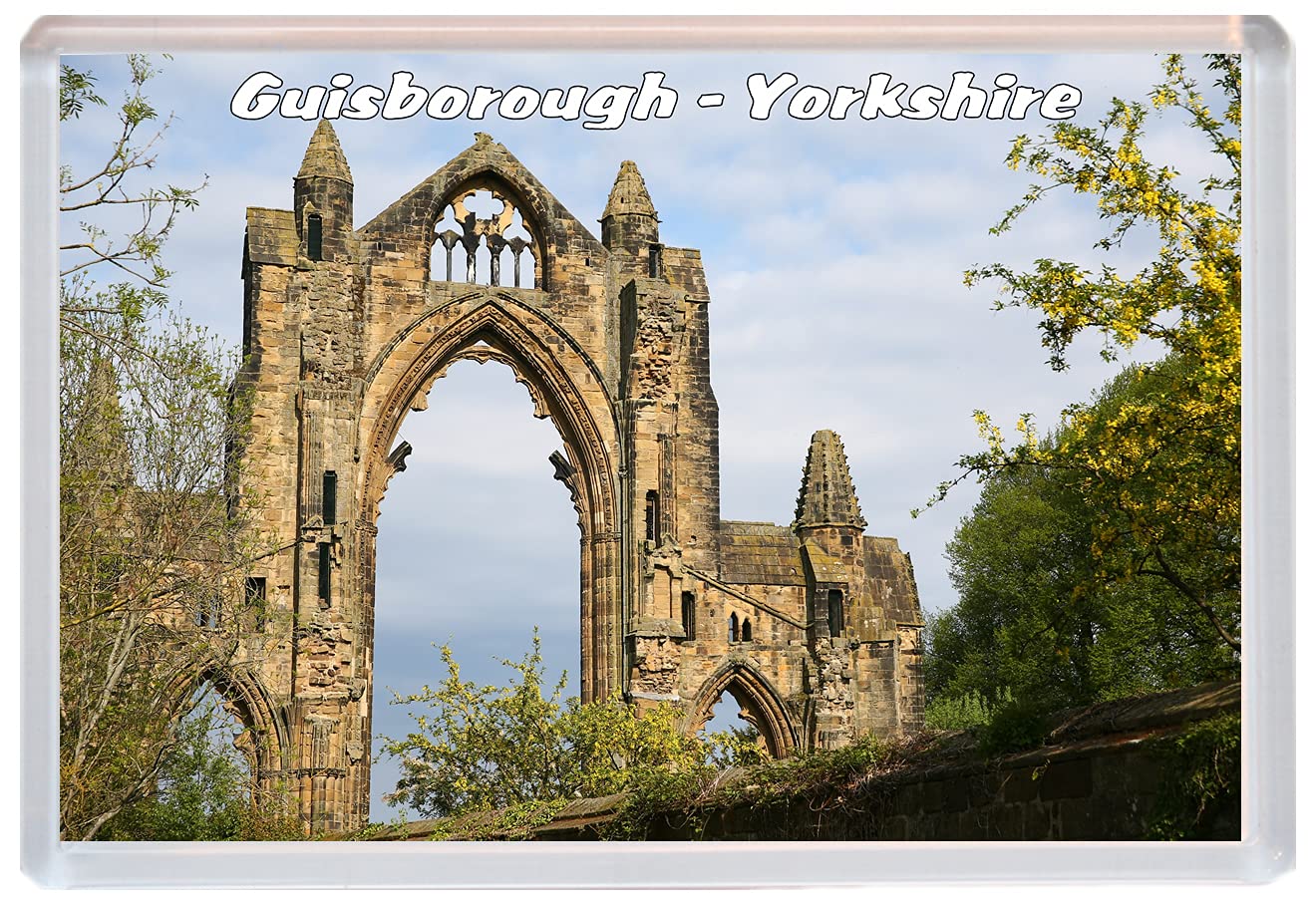 Baked Bean Store Multicolor Guisborough - Yorkshire - 96 X 67Mm Jumbo Fridge Magnet/Magnets Bbsfhm33