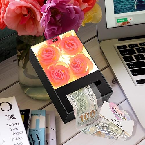 Miniatura 5 de Caja de dinero para regalo en efectivo, cajas de regalo para dinero en efectivo en cumpleaños, Navidad, graduación, día de la madre, para marido,