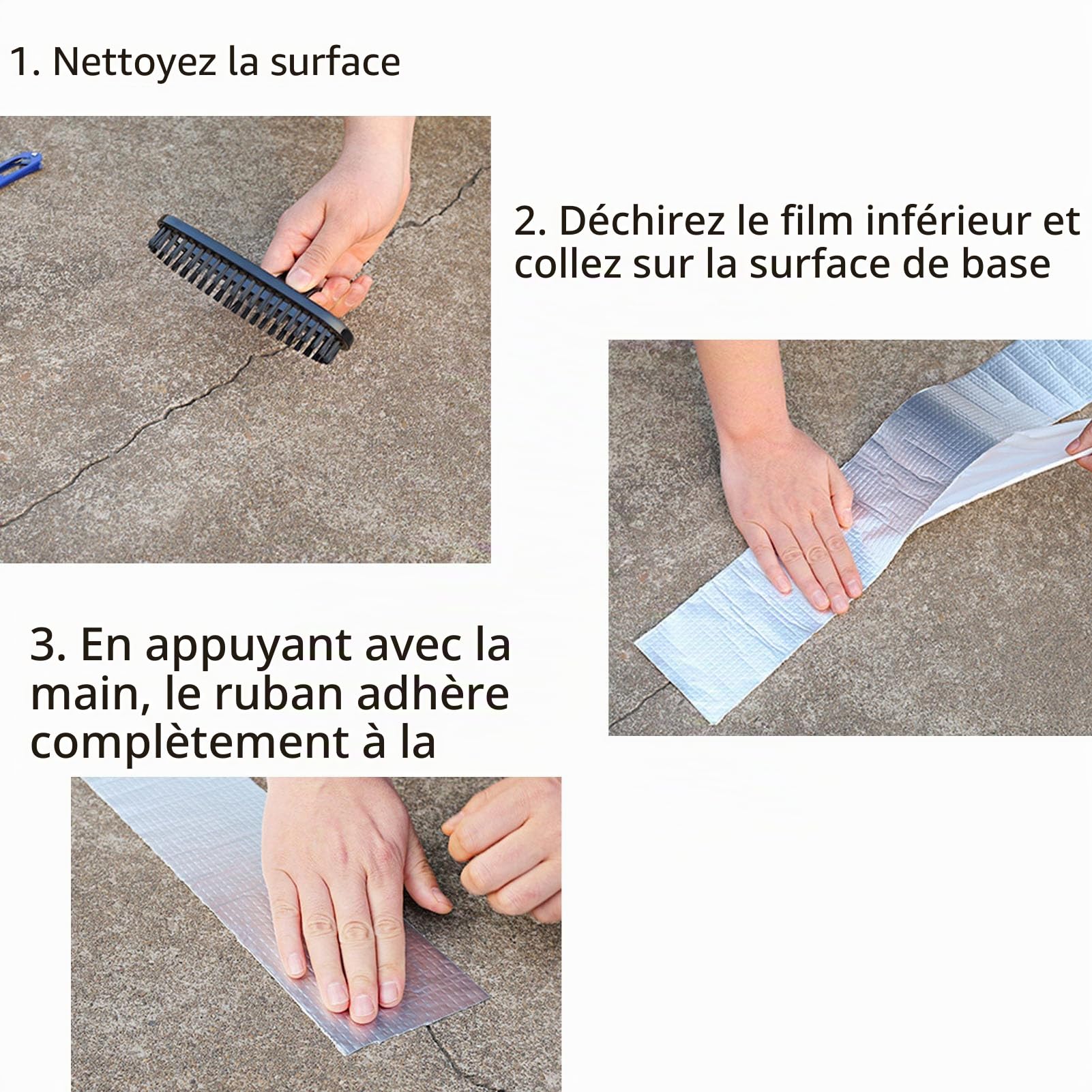 WELSTIK Ruban butyle imperméable aluminium argenté 50 mm x 10 m pour étanchéité toit camping-car fenêtres