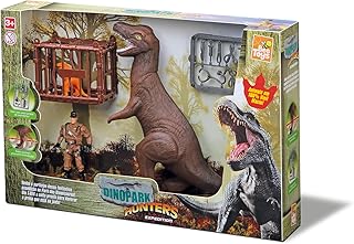 Bee Toys Dinossauro - Dinopark Hunters Expedition, Modelo: 0589, Cor: Multicolor