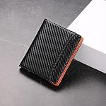 GAEKEAO Genuine Leather Wallet for Men Bifold Slim Men's Wallet with Zipper Coin Pocket Bifold RFID Blocking Credit Card Holder