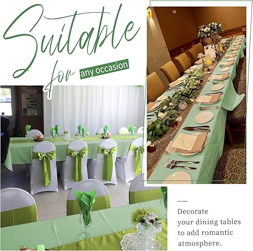 Miniatura 10 de Paquete de 10 manteles redondos negros de 90 pulgadas de poliéster lavables para mesas redondas, resistentes a las manchas y a las arrugas, mantel