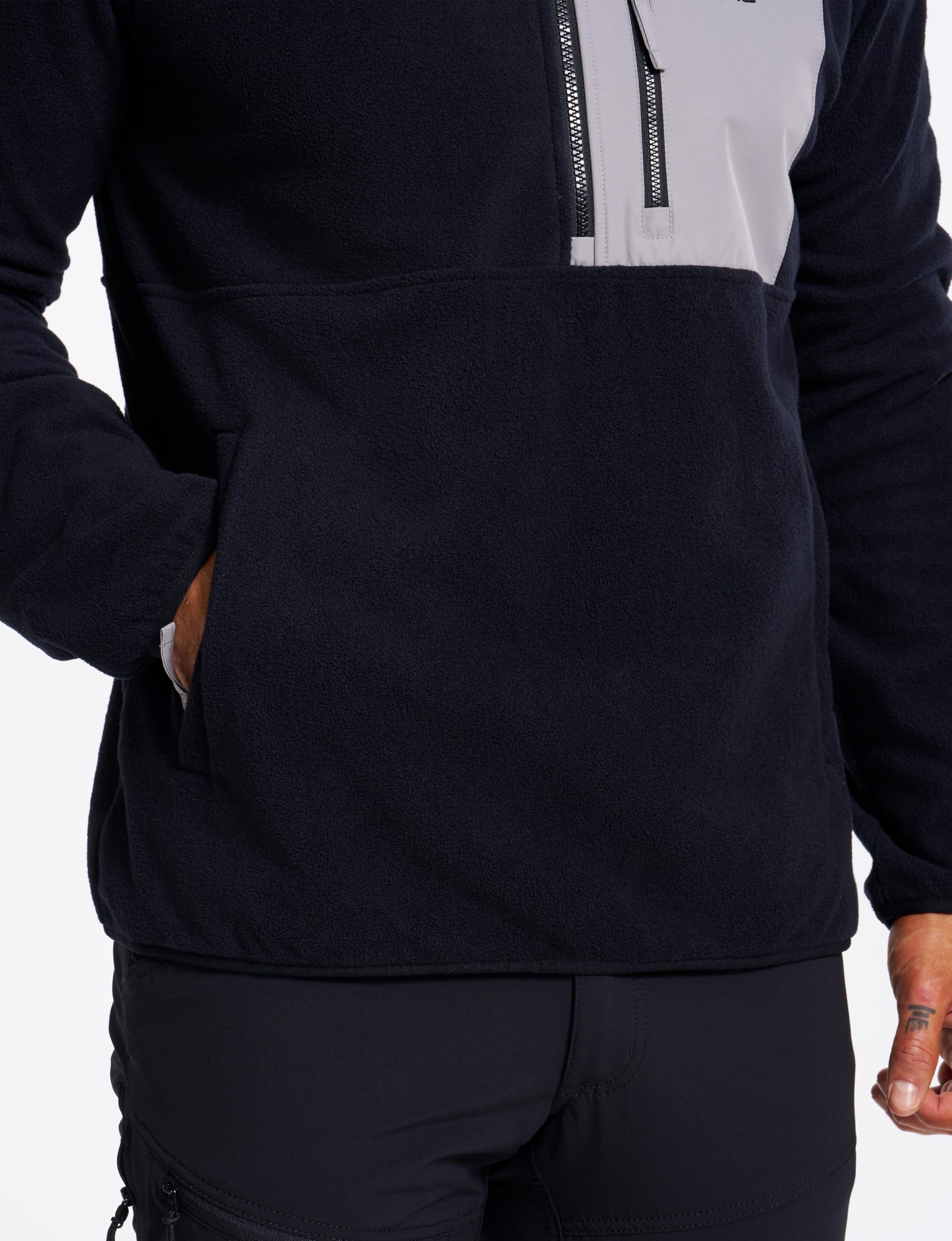 RevolutionRace Woodland Half-Zip Pile Fleece für Herren, Warmer Fleecejacke perfekte für Wanderungen und Outdoor-Abenteuer