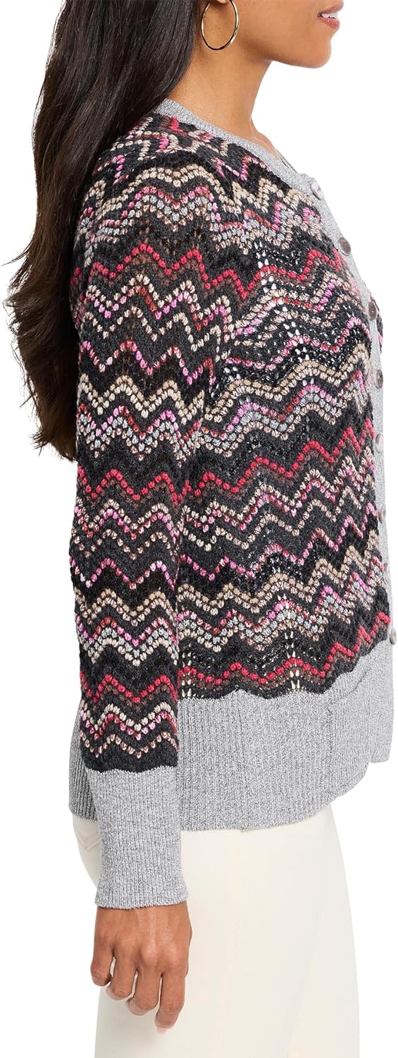NIC+ZOE Women's Zig Zag Cardigan - Image 2