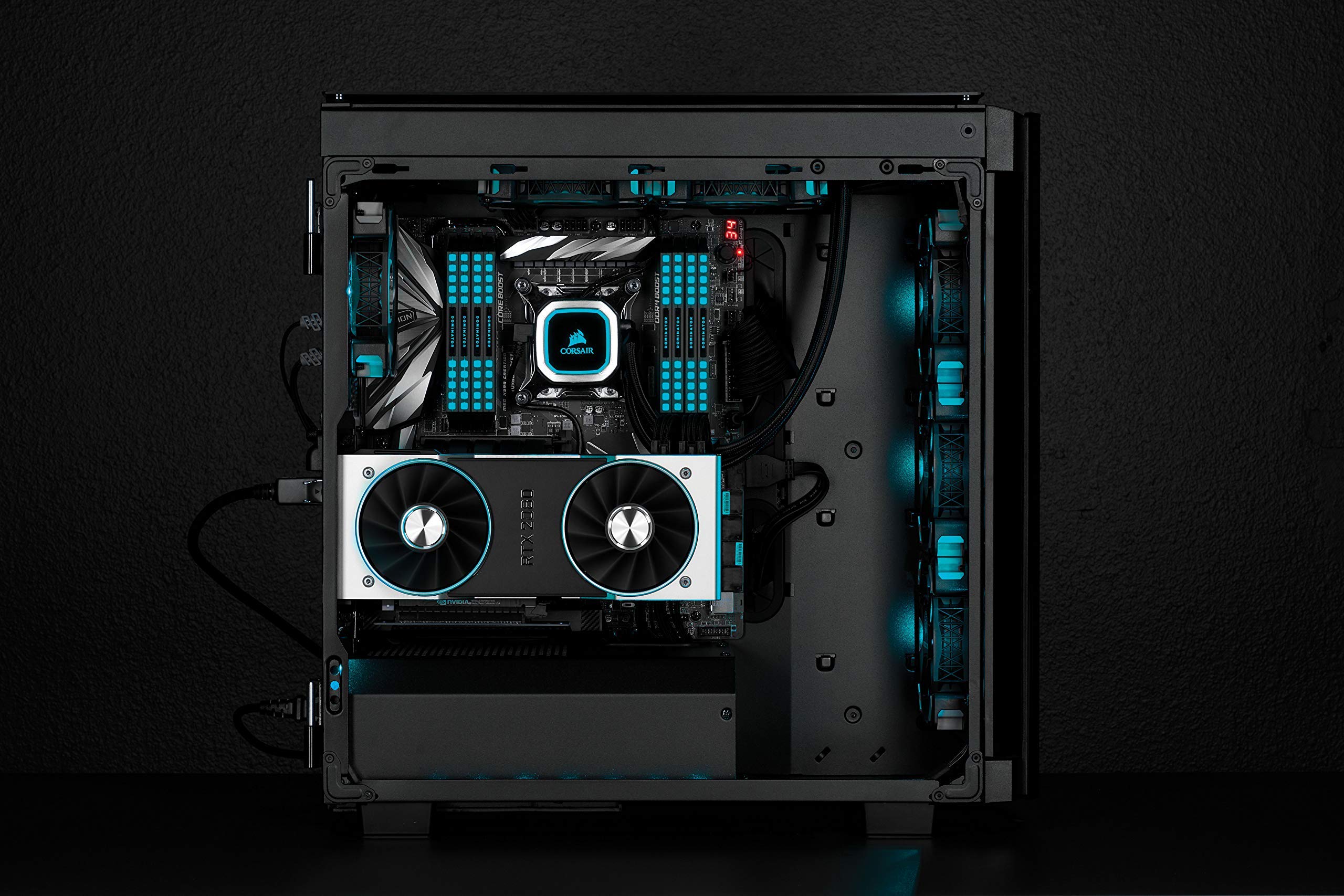 Corsair CMT16GX4M2Z3200C16 Dominator Platinum Kit di Memoria per Desktop a Elevate Prestazioni, DDR4 16 GB, 3200 MHz, 2 x 8 GB, Nero