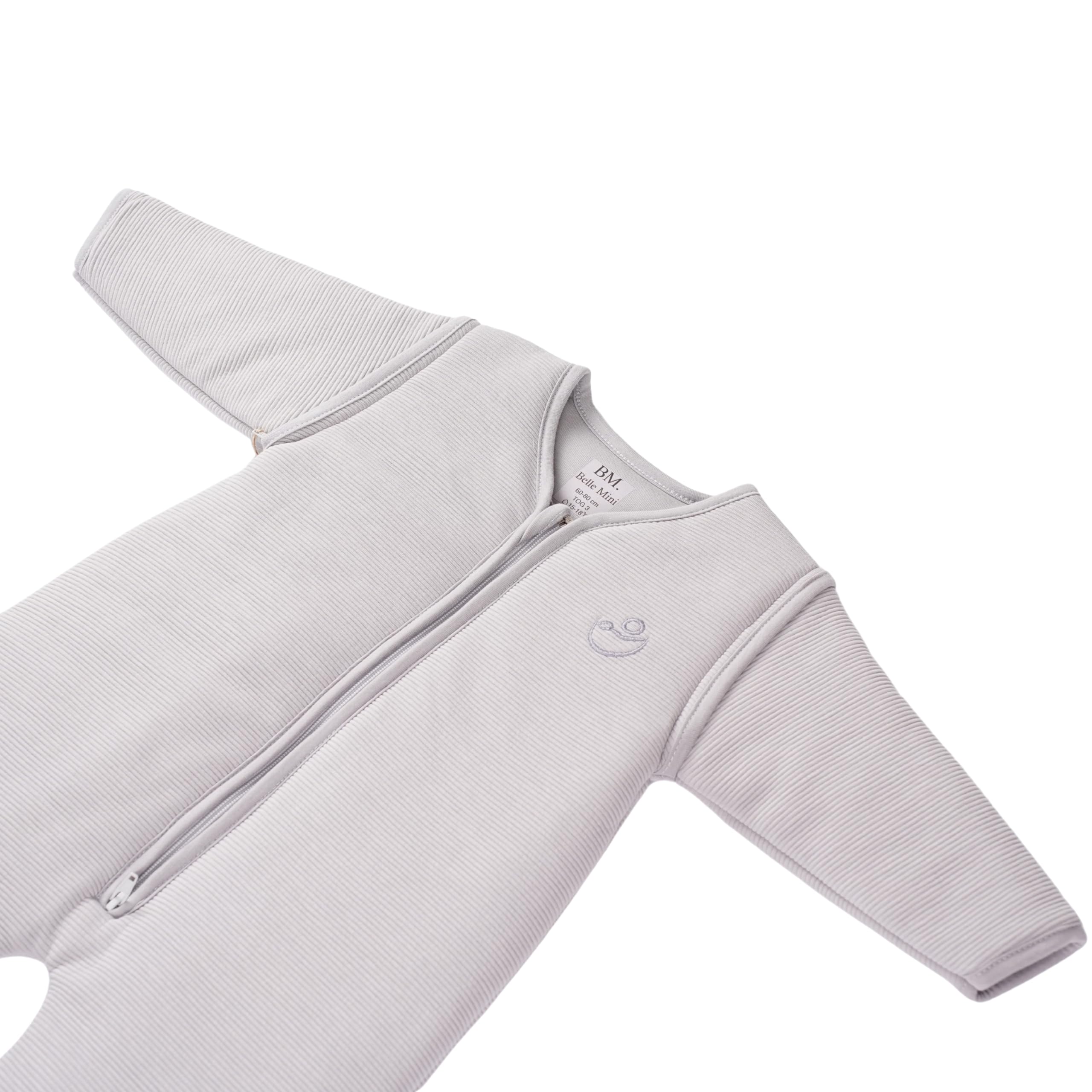 Babyschlafsack – Schlafsack mit Füßen, Schlafsack Baby aus 100% Baumwolle, Premium Unisex Design, 3 TOG Winter, mit abnehmbaren Ärmeln, OEKO-TEX Standard zertifiziert