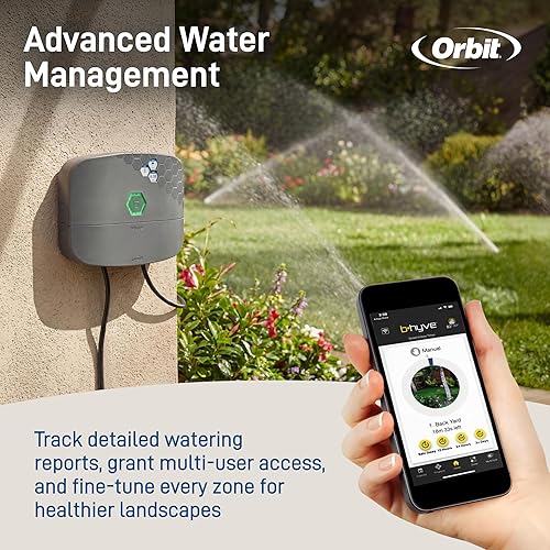 Miniatura 10 de Orbit 57985 B-hyve XR Controlador inteligente de rociadores para interiores y exteriores de 8 zonas