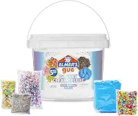 Elmer's Premade Slime 3lb Bucket W/5 Mix-ins-Clear -2137174