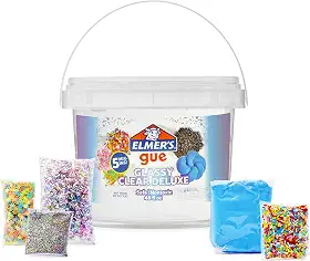 Elmer's Premade Slime 3lb Bucket W/5 Mix-ins-Clear -2137174