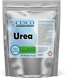 Urea Fertilizer 10lbs - Plant Food - High Efficiency 46% Nitrogen 46-0-0 Fertilizer for Indoor, Outdoor Plants - 99.6% Pur...
