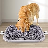 WelcomeToRundik Snuffle Mat for Dogs 17x21" - Interactive Sniffing Puzzle Toy, Foraging Game for Stress Relief & Boredom Buster Small/Medium/Large Dogs