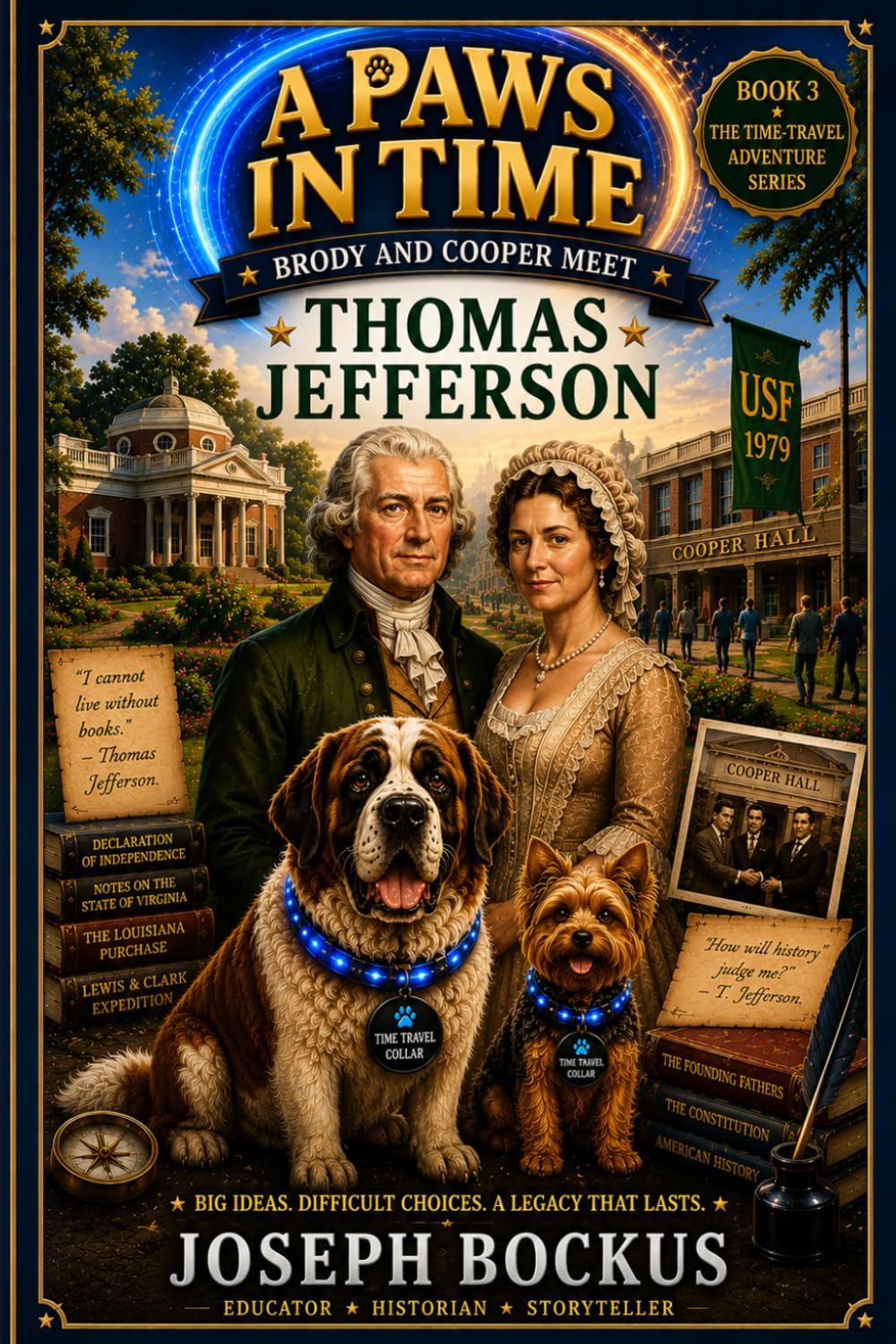 A Paws in Time: Brody and Cooper Meet Thomas Jefferson (A Paws in Time: Brody and Cooper Meet The Presidents)