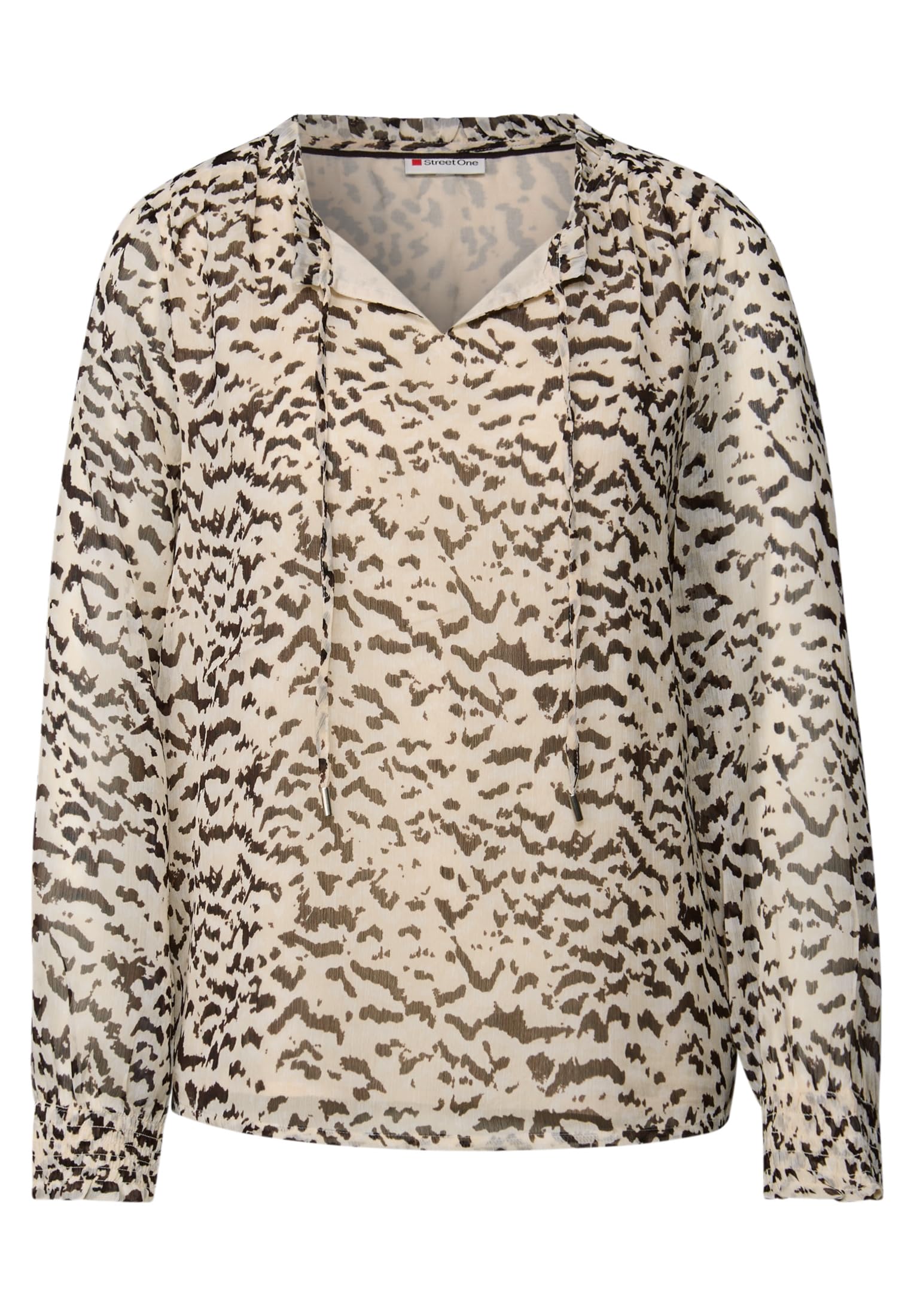 Street One Damen Gemusterte Chiffon-Tunika