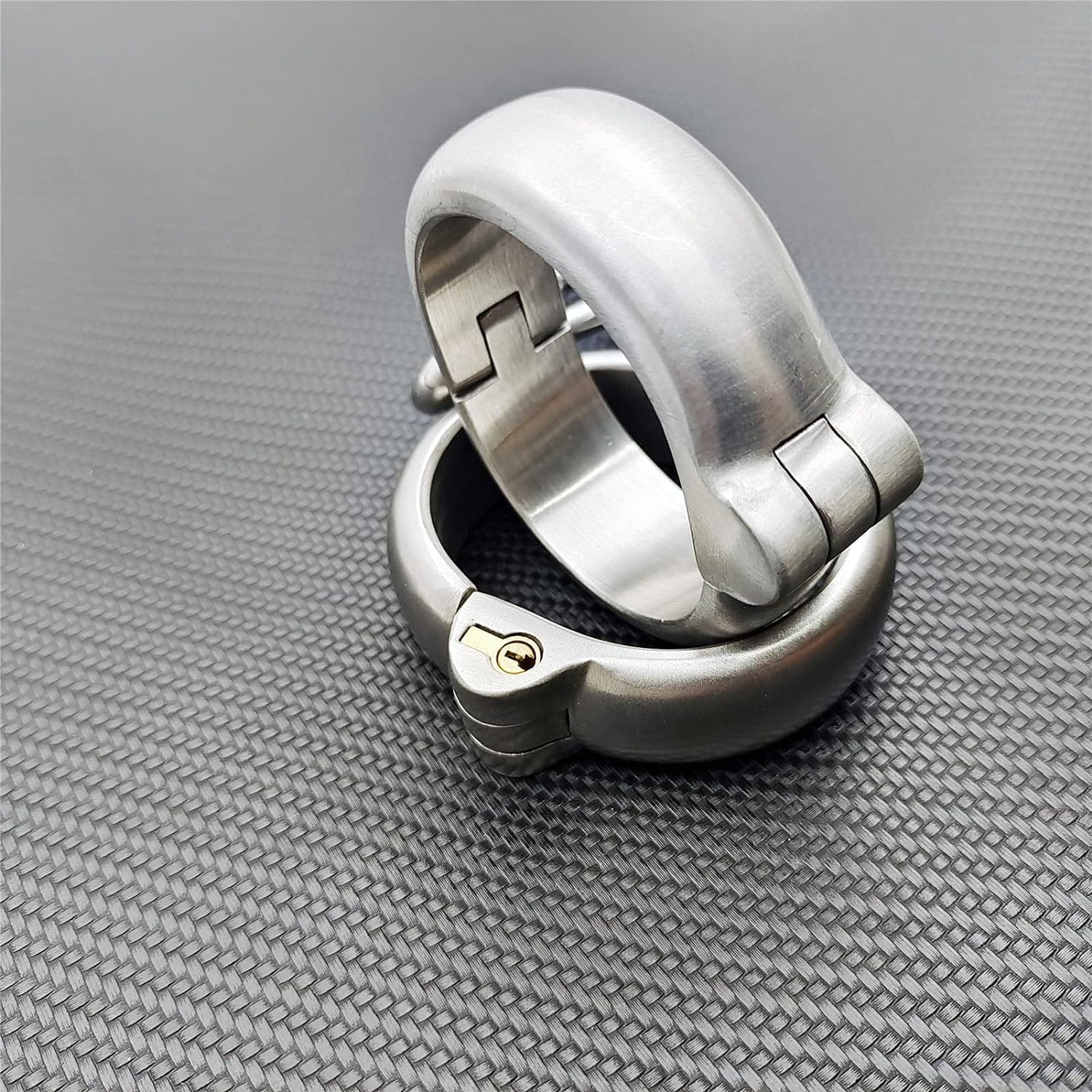 1 Paar Edelstahl Handschellen Bdsm Extrem Bondage Handgelenk Handfesseln/Handcuffs Abschließbar Flirt Sex Fetisch Slave Erotik Sexspielzeuge für Paare Männer Frauen ( Color : Männlich 5.3*6.5cm , Size