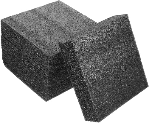 EXCEART 4 piezas de espuma de espuma de poliuretano almohadilla de espuma de embalaje Caja de herramientas de espuma Insertos de espuma para cajas