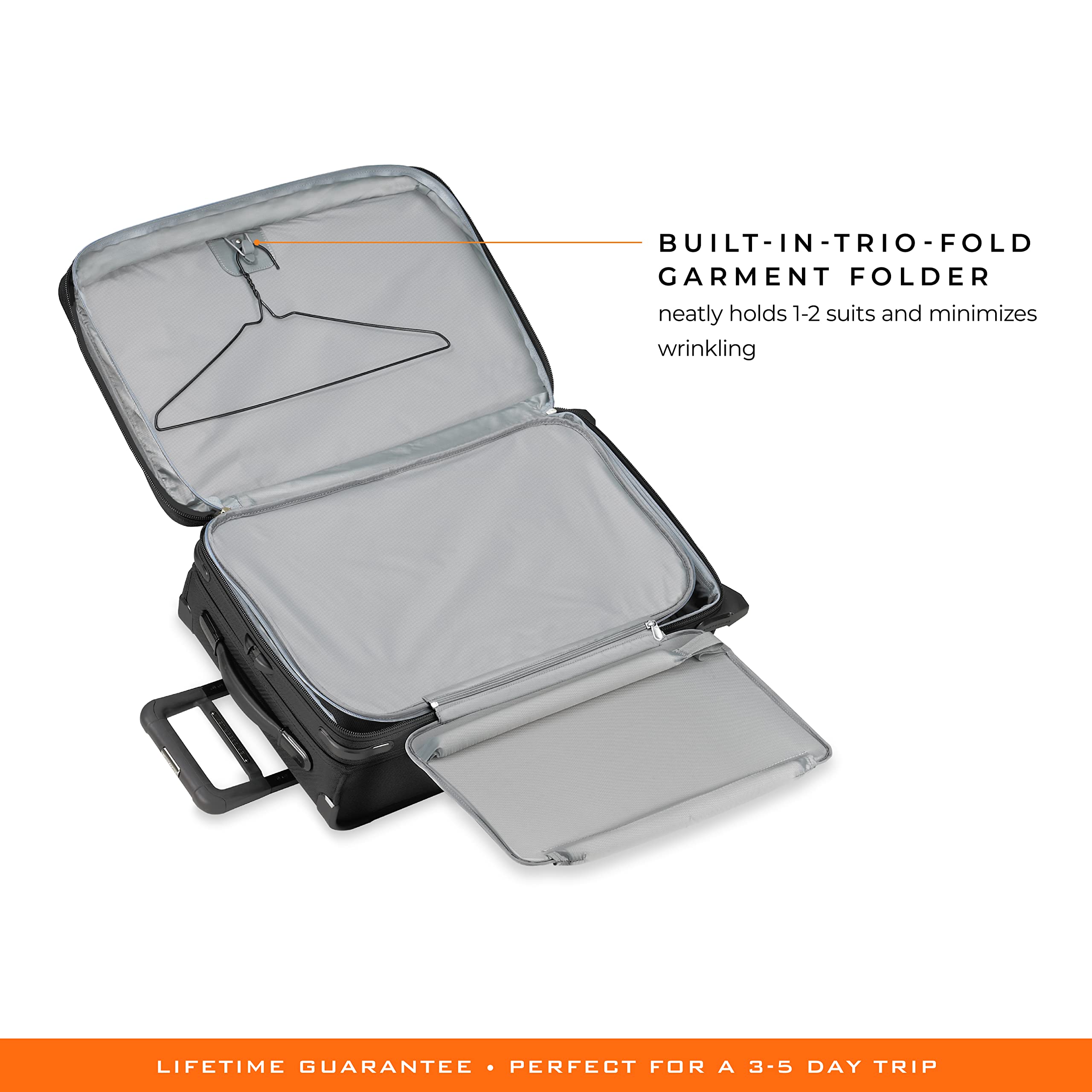 Briggs & Riley Baseline 22 inch Softside Carry On Luggage with wheels