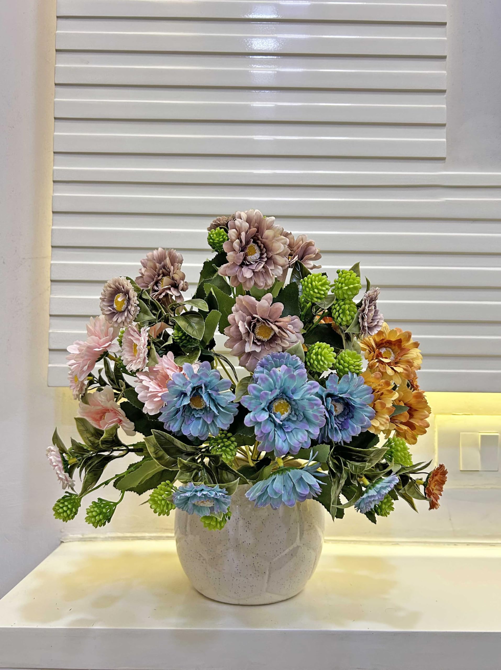 ARTSY® Artificial Flowers for Home Decoration Dry Peony Flower Bunch for Room Decor, Office, for vase, Pot Filler, Gifting, Craft, Without Vase, Combo, Pack of 4 Piece, 6 Branches Each, Mix (B0BG66MRWP) Amazon Price History, Amazon Price Tracker